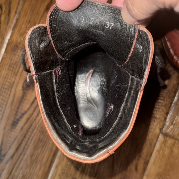 PIKOLINOS Women’s Red Leather Boots Size 37 - Picture 5 of 7